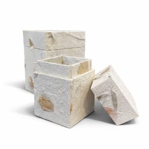 Handmade mulberry paper box from Chiang Mai, Thailand