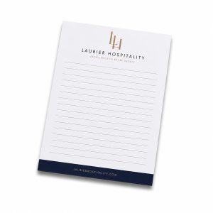 custom printed notepad