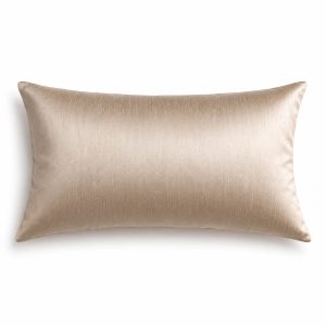 Thai silk cushion cover champagne color fabric