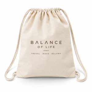 custom cotton drawstring backpacks